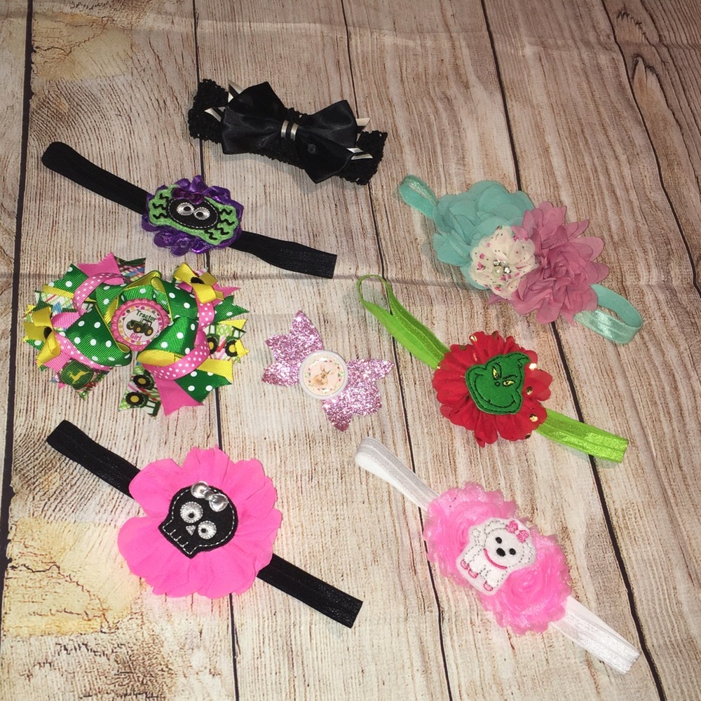 Set of 8 Toddler hair accessories